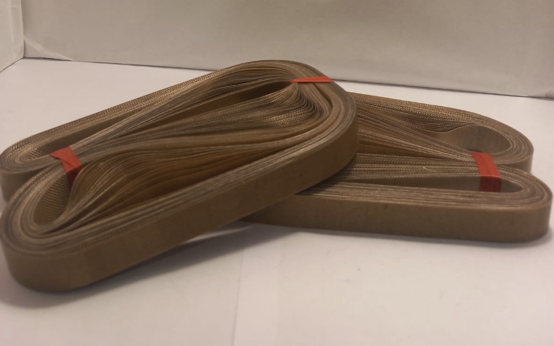 Cinta sinfín de tela de teflón